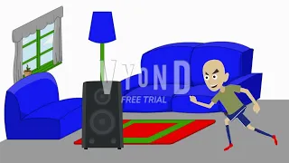 Remake Classic Caillou blasts loud music /grounded