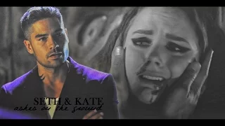 seth & kate; ashes on the ground