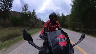 CBR650R on the Green Mountain Road