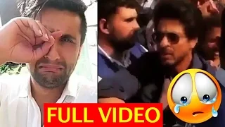 (Video) Shahrukh Khan's Fan CRIES After Shahrukh Insults & Pushes Him In Public | Bollywood Fights