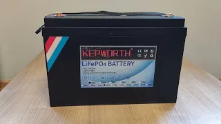 Огляд і розпаковка літій залізо фосфатного акумулятора ( LiFePo4)  KEPWORTH