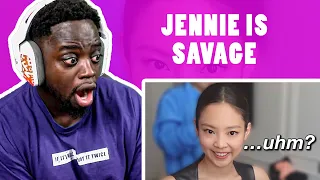 MUSA LOVE L1FE Reacting to Jennie being SAVAGE for 9 minutes straight