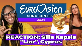 Silia Kapsis "Liar" REACTION  [Cyprus 🇨🇾  Eurovision 2024 Entry]