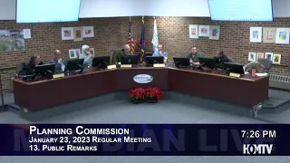 Meridian Township Planning Commission Meeting - January 23, 2023