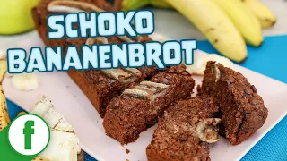 Schoko Bananenbrot mit Haferflocken und Mandeln – Brot ohne Mehl