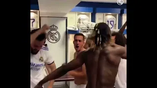 Real Madrid dressing room GOES CRAZY after reaching UCL Final😱🤩