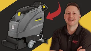 How to Operate & Maintain a Karcher B40 - Walk Behind Scrubber (TUTORIAL)