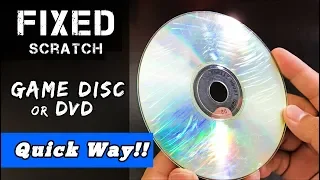 How to FIX a Scratched Disc /3 Ways/ [WORKS in 2021]