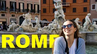 We visited Trevi Fountain, Pantheon, Piazza Navona and other places in Rome 🇮🇹