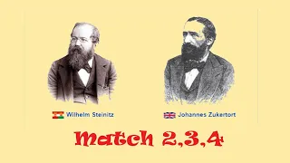 World chess championship 1886 Match 2,3,4 Zukertort–Steinitz ||