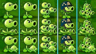 Pvz 2 - Every Combos GREEN PEA & Support Plants Battlez - Who WIll Win?