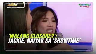 'Walang closure?': Jackie, naiyak sa group hug sa 'Showtime' | ABS-CBN News