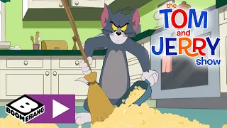 The Tom and Jerry Show | Magical Broom | Boomerang UK 🇬🇧