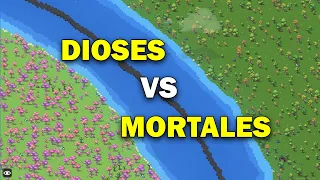 Isla Pequeña de Dioses vs Isla Grande de Mortales - WorldBox