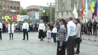 "Благая Весть" г.Черкассы Пасхальное шествие 2014.04.20