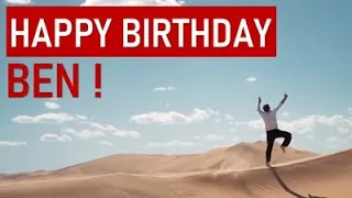 Happy Birthday BEN! Today is your day!