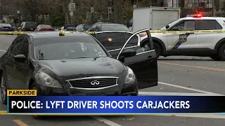 Lyft driver shot 2 suspects during carjacking, police say