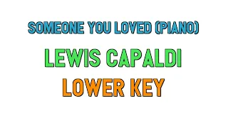 Someone You Loved (Piano) (Lower key KARAOKE -2) - Lewis Capaldi | for lyrics / song covers
