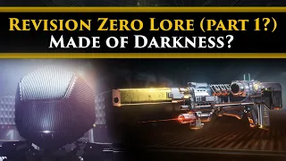 Destiny 2 Lore - Revision Zero Exotic Weapon Lore (Part 1?), a weapon made from a Darkness relic...