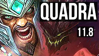 TRYNDAMERE vs MALPHITE (TOP) | Quadra, 21/2/3, Legendary, 500+ games | EUW Grandmaster | v11.8