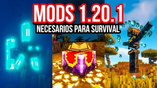 TOP 12 SURVIVAL MODS de MINECRAFT 1.20.1/1.19.2