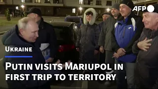 Putin visits Mariupol in first trip to captured territory | AFP