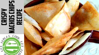 CRISPY RICE FLOUR CHIPS (NACHOS CHIPS RECIPE) TEA TIME SNACKS....