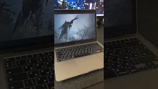 Играю в Resident Evil Village на MacBook air m1!