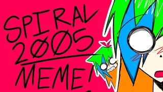 SPIRAL 2005 || (OC) ANIMATION MEME || FLASH/EYESTRAIN WARNING!!!