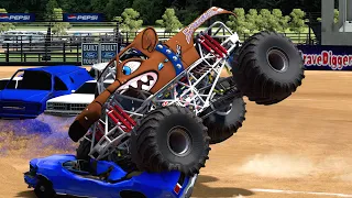 Crashes and Saves (Old School) #6 I BeamNG.Drive Monster Jam