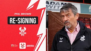 💬 "PROMOTION AIM" | 23 Apr 24 | Phil Brown on extended Harriers stay