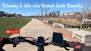 Riding the Aventure 2 Ebike to a couple parks today.