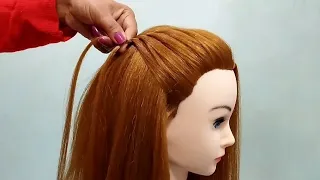 2 first rate hairstyle for outing / open hairstyle / ponytail hairstyle / esay hairstyle