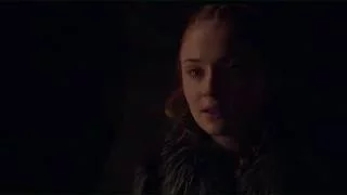 Game of Thrones S06E09 Jon Snow and Sansa Argue Over Battle Strategy