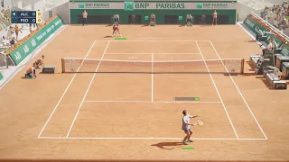 TopSpin 2K25 - Carlos Alcaraz vs Roger Federer - Roland Garros