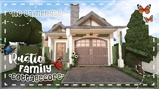 No Gamepass Rustic Family Cottagecore Speedbuild and Tour - iTapixca Builds