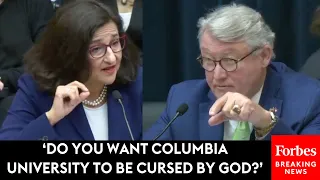 'Do You Want Columbia University To Be Cursed By God?': Rick Allen Grills Pres About Antisemitism
