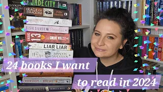 24 books I want to read in 2024 aka The video of excitement