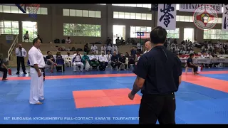 1st Euro-Asia Kyokushinryu Full-Contact karate tournament 70KG Senior Men's Division.