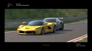 GT Sport * Porsche GT3 RS - Bugatti Veyron - LaFerrari / Nurburgring Nordschleife Home Stratch