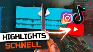 SCHNELL HIGHLIGHT Videos schneiden für Instagram TikTok und YouTube