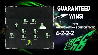 🤩🔥GET STRAIGHT WINS WITH THIS TOTS 4-2-2-2 META FORMATION & CUSTOM TACTICS IN FC24!!