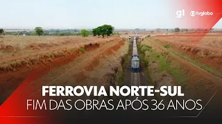 Obra que levou 36 anos para ficar pronta vai melhorar o transporte de cargas no Brasil | JN