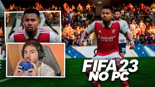 FIFA 23 NO PC TA MELHOR QUE NOS CONSOLES!? JOGANDO FIFA 23 NOVA GERAÇÃO NO PC!