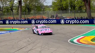 Porsche 992 GT3 Cup on track at Imola