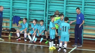 U-11. Черное море - Молния 5:0 Тайм 1 Футзал Одесса Дети 2021-11-20