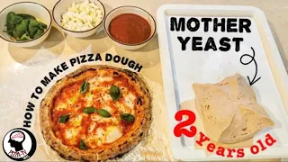 How to Make Pizza Dough with SOURDOUGH "2 years old"