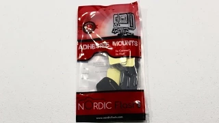 Nordic Flash Adhesive Mounts for GoPro Cameras Unboxing