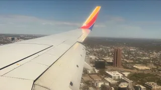 Full Flight — Southwest Airlines - Boeing 737-7H4 ~ Houston Hobby (HOU) - Dallas (DAL)