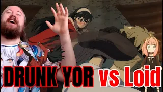 Spy x Family Episode 5 Reaction DRUNK YOR vs Loid スパイファミリー 5話 リアクション Review spyXfamily 5